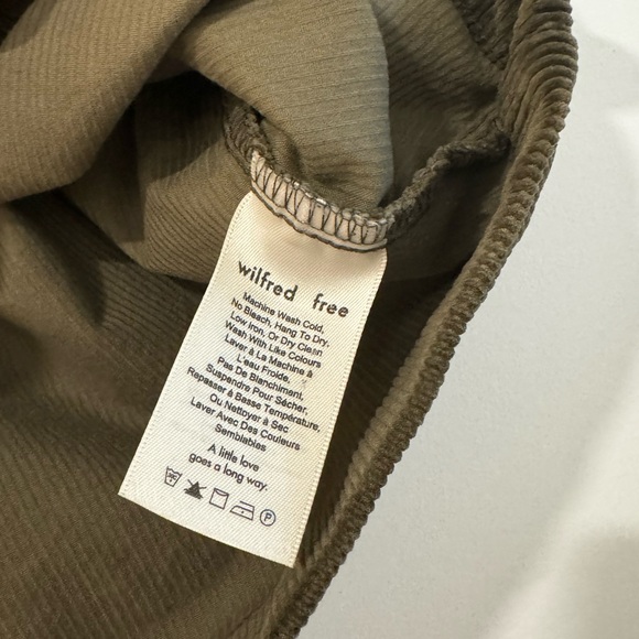 Aritzia Wilfred Free Karmen Green Mini Skirt size 4 - Picture 6 of 7